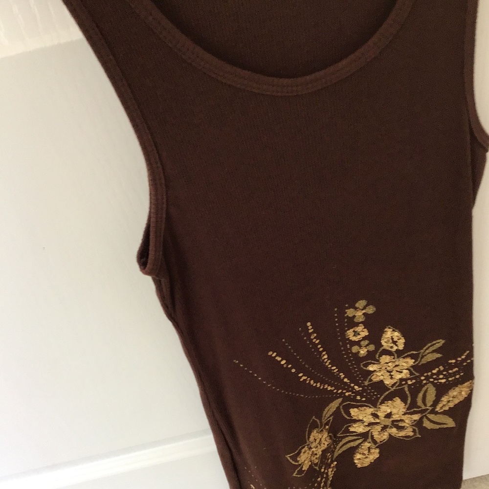 FULL TILT LONG SEQUENCED TEE TANK WOMENS - Picture 4 of 14